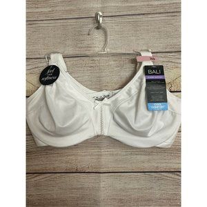 NWT BALI 36D WHITE BACK SMOOTHING UNDERWIRE BRA CO
